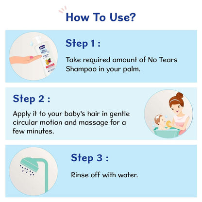 Chicco Baby Moments Shampoo for Tear-Free Bath times, Natural Ingredients, Suitable for baby’s tangle Free, smooth hair, No Phenoxyethanol and Parabens (500ml)