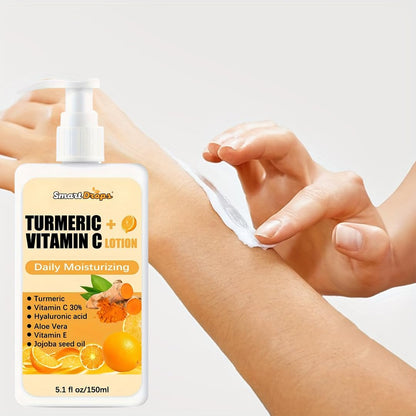 Smartdrops Moisturizer for Fast Absorbing and Non-sticky, for Dry Skin, for Men & Women | With Goodness of Turmeric and vitamin C For Instant Hydration