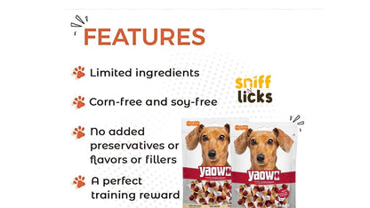 Gnawlers Yaowo Braided Dog Treats (2.5 inch) 500g (Pack of 1) By Sniff N Licks