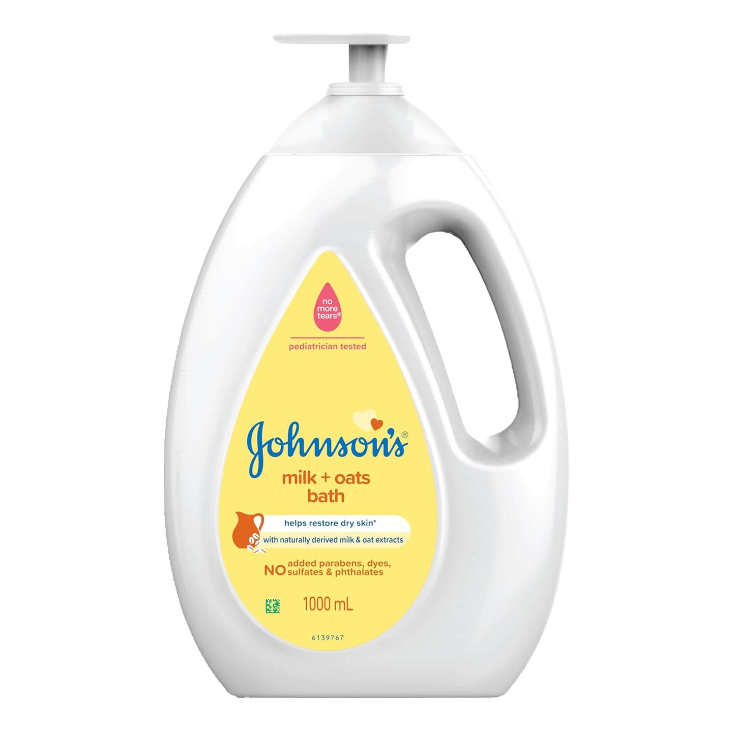 Johnsons Baby Bath Milk + Oats - 1000ml
