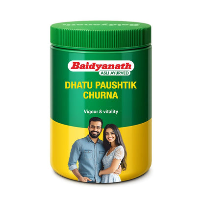 Baidyanath Dhatu Paushtik Churna - 100g | Ayurvedic Herbal Powder for Strength, Stamina and Daily Energy Support | With Ashwagandha, Safed Musli, Shatavari & Kaunch Beej |