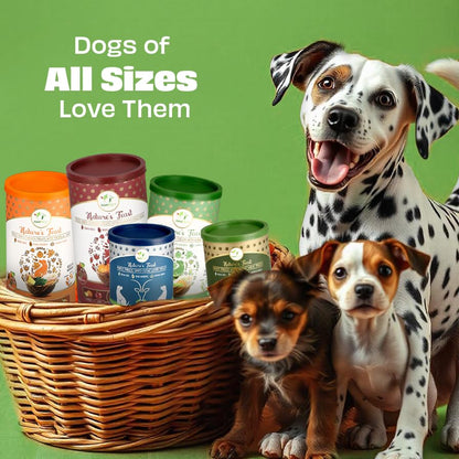 Pawfect Nature's Feast Freeze-Dried Chicken Treats with Asian Greens for Dogs - 80% Chicken, 20% Veggies & Fruits-100% Natural- Grain-Free- High Protein- Limited Ingredient Training Treat (50g/1.76oz)