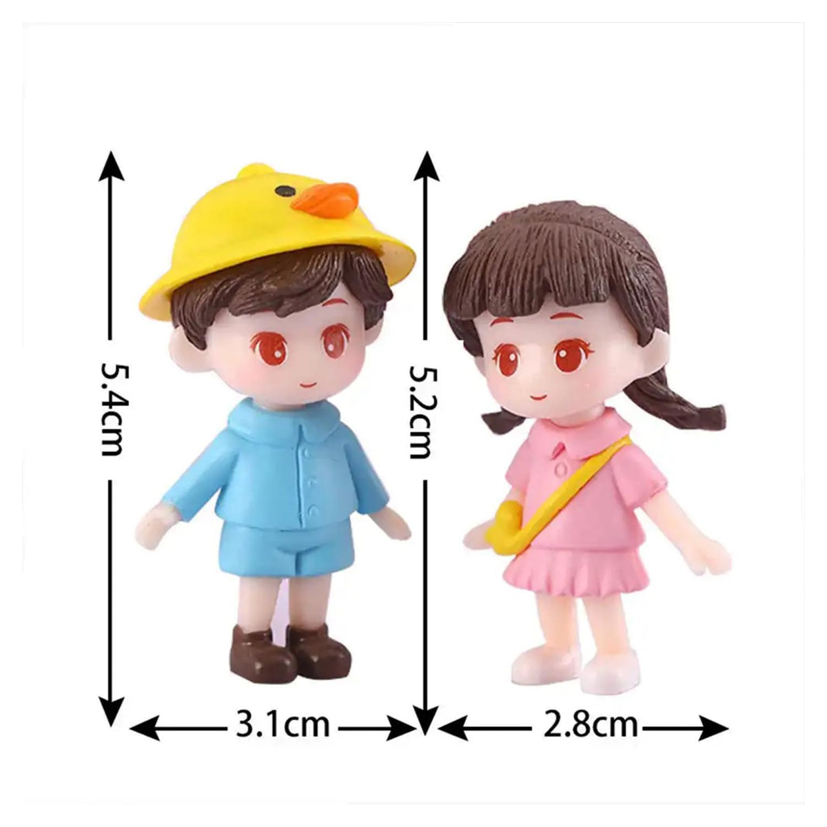 ascension Romantic Lovely Couple/Baby Couple Gift for Girlfriend Boyfriend Husband Wife Miniature Statue Figurine for Valentines Day Gift Gift for Your Love Resin Love Cupid Miniature