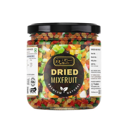 Premium Dried Mixed Fruit Blend – Naturally Sweet Tropical Dried Fruit Snack, Soft & Chewy Assorted Fruit Mix, Fiber-Rich Healthy Snack (120 gram)