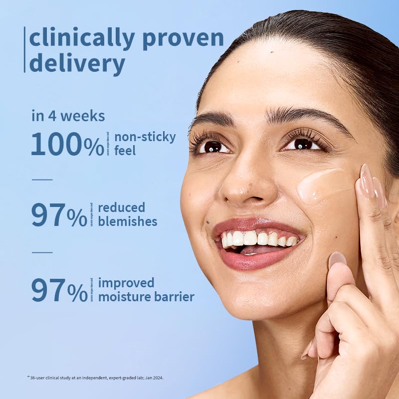 Plum 2% Niacinamide & Rice Water Superlight Gel Cream Moisturizer for Face | Oil-Free Hydration | Brightens, Fades Blemishes | Dermat-Tested | All Skin Types | Women & Men | 100% Vegan | 15 g