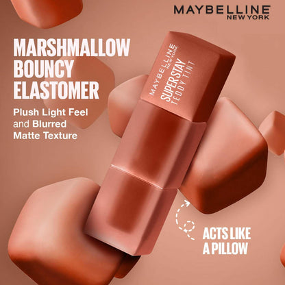 Maybelline New York Superstay Teddy Tint - Lip and Cheek Color - Heart Locket, 5ml