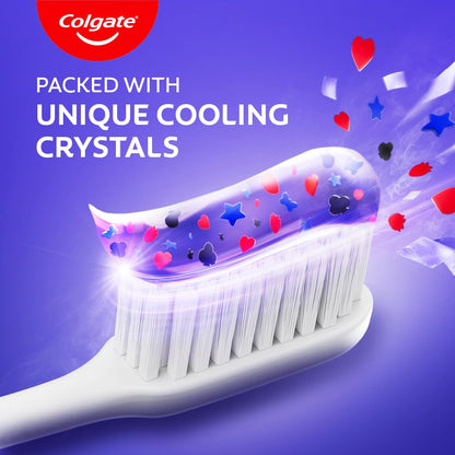 Colgate MaxFresh Berry Magic Fluoride Toothpaste, Berry Flavoured Gel Toothpaste with Ultrafreeze Technology for Intense Freshness, 10x Longer-lasting Cooling 200 gm (Pack of 2 x 100g)
