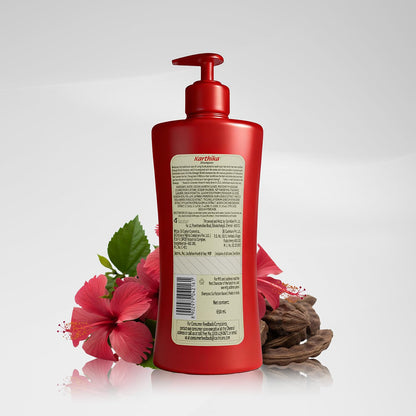 Karthika Hairfall Shield Shampoo with Shikakai & Hibiscus | Herbal Anti-Hairfall Shampoo for Strong & Healthy Hair | Natural Care for Men & Women | 650ml