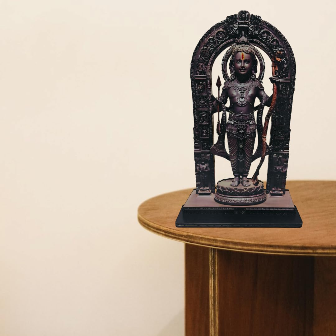 Ram Lalla MDF Cutout of Ram Lalla Statue in Ayodhya Mandir (2D), Idol Home Decor, Divine Gifts, Big Size Ram Lalla Statue 15 inch x 10 inch