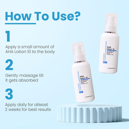 FCL Aha Lotion 10 Hydrates Skin And Softens Dryness for Brightening and lightning Skin 100ml