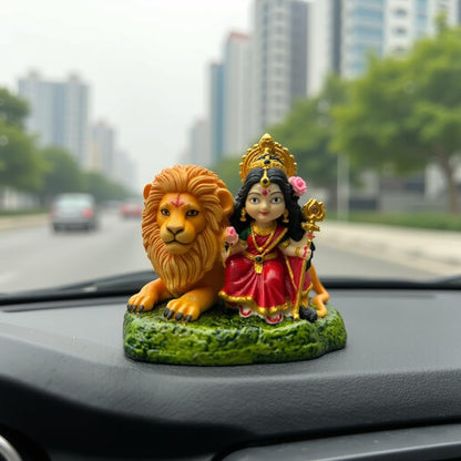 UNOVATE Durga MATA Idol for Car Dashboard, Home | Durga ji Murti | Navratri