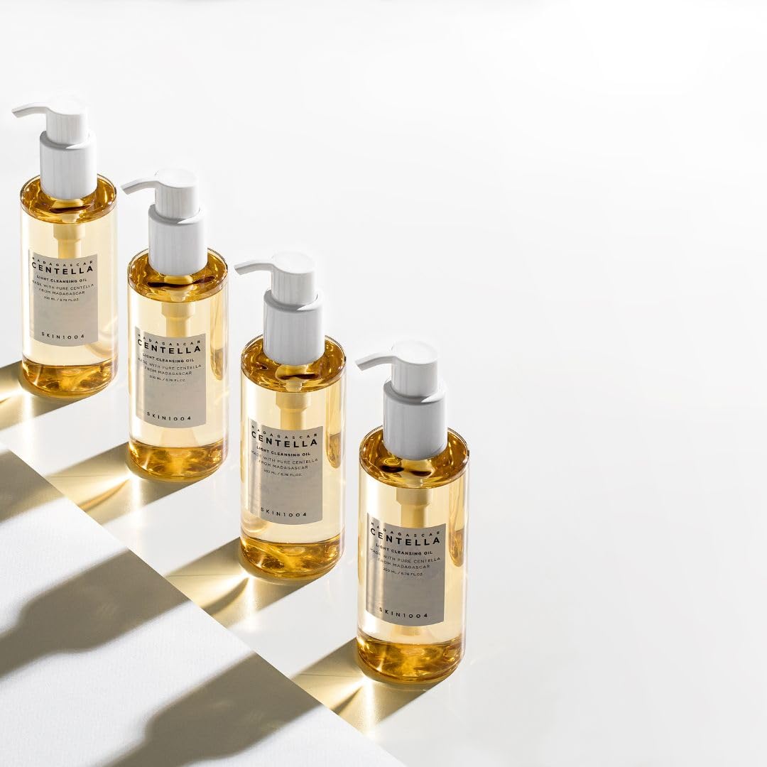 SKIN1004 Madagascar Centella Light Cleansing Oil | Gentle Makeup Remover & Deep Cleansing Oil