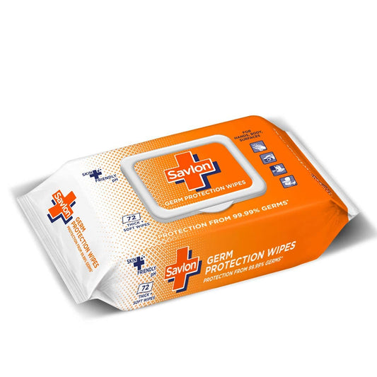 ITC Savlon Germ Protection Multipurpose Thick & Soft Wet Wipes Fliptop Lid 72 Count | Thick & soft | 99.99% Germ Protection | For Skin & Surface | Fresh Fragrance | Pair with Savlon Handwash
