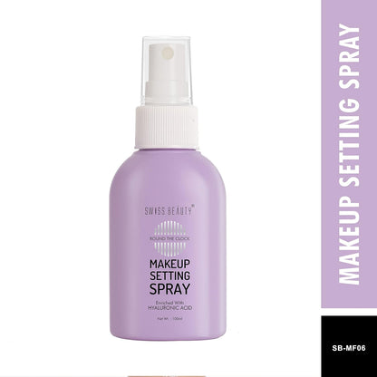 Swiss Beauty Round The Clock Makeup Setting Spray, 100ml