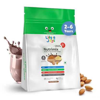 Little Joys Nutrimix Nutrition Powder Refill Pouch 350g | 2-6 Years | Chocolate Flavour