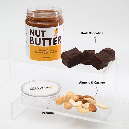 ANAVRIN Chocolate Nut Butter, 200g | High Protein Chocolate Spread | No Added Sugar | 100% Natural Nuts | Rich in Vitamin E, Magnesium & Potassium | Gluten-Free