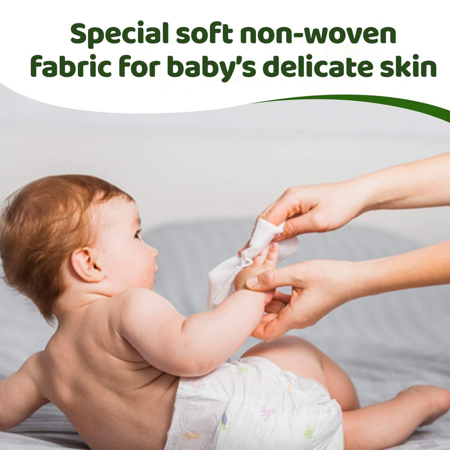 Chicco Baby Soft Cleansing Wipes, Ideal for Nappy, Face and Hand, Dermatologically Tested, Alcohol & Paraben Free, Fliptop Pack (72 Sheets)