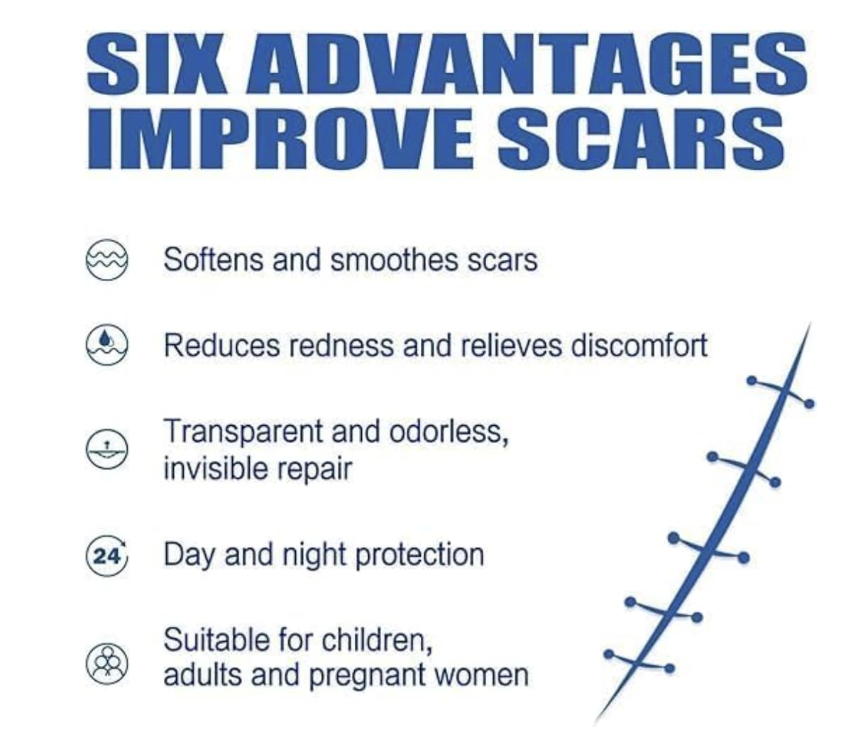 Scar Removal Cream for Skin Recovery & Scar Care | Moisturizing Formula for Smoother-Looking Skin | Helps Reduce the Appearance of Marks