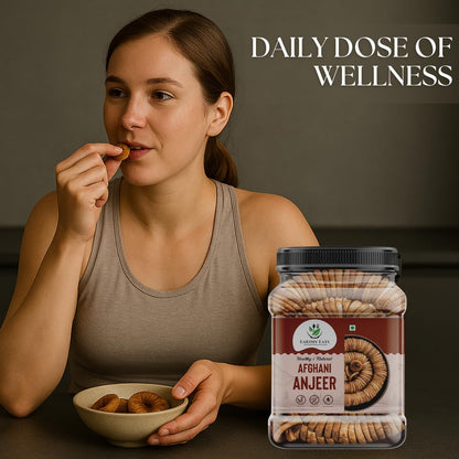 Earthy Eats Premium Afghani Anjeer | Soft Juicy Dried Figs Dry Fruit | No Added Sugar, Rich Source Of Fiber Pack Of 1 | Perfect for Gifting (1000 G)