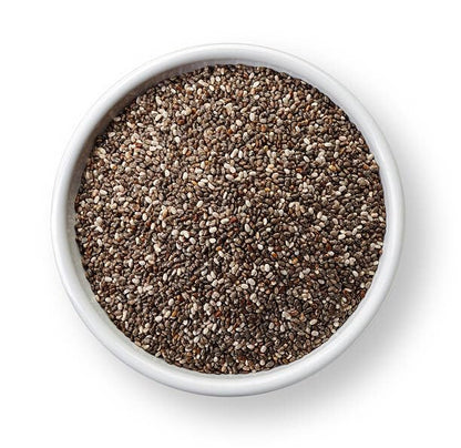 Crave Bites Premium Chia Seeds 100 gm | Rich Source of Calcium, Fibre & Protein | Clean Chia Seeds for Eating & Weight Management | Jar Pack
