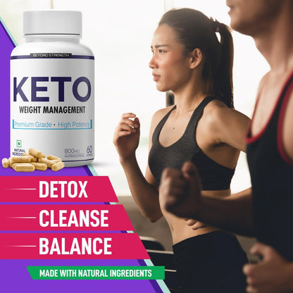 Herbal Max Keto Advanced Weight Management – 800mg | 60 Capsules | With Green Tea, Garcinia Cambogia & Green Coffee Extract | Supports Fat Burn & Metabolism | For Men & Women