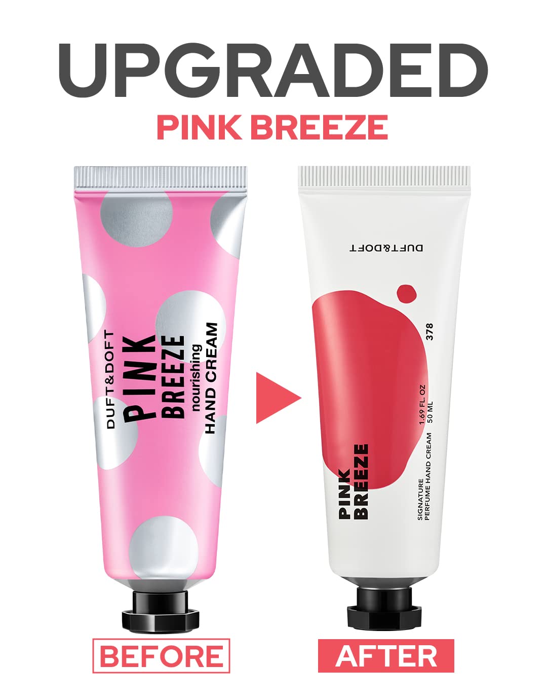 Duft & Doft Pink Breeze Signature Perfume Hand Cream (50g) – Hypoallergenic & Non-Greasy, Long-Lasting Rose & Musk Scent, Fast-Absorbing for Sensitive Skin