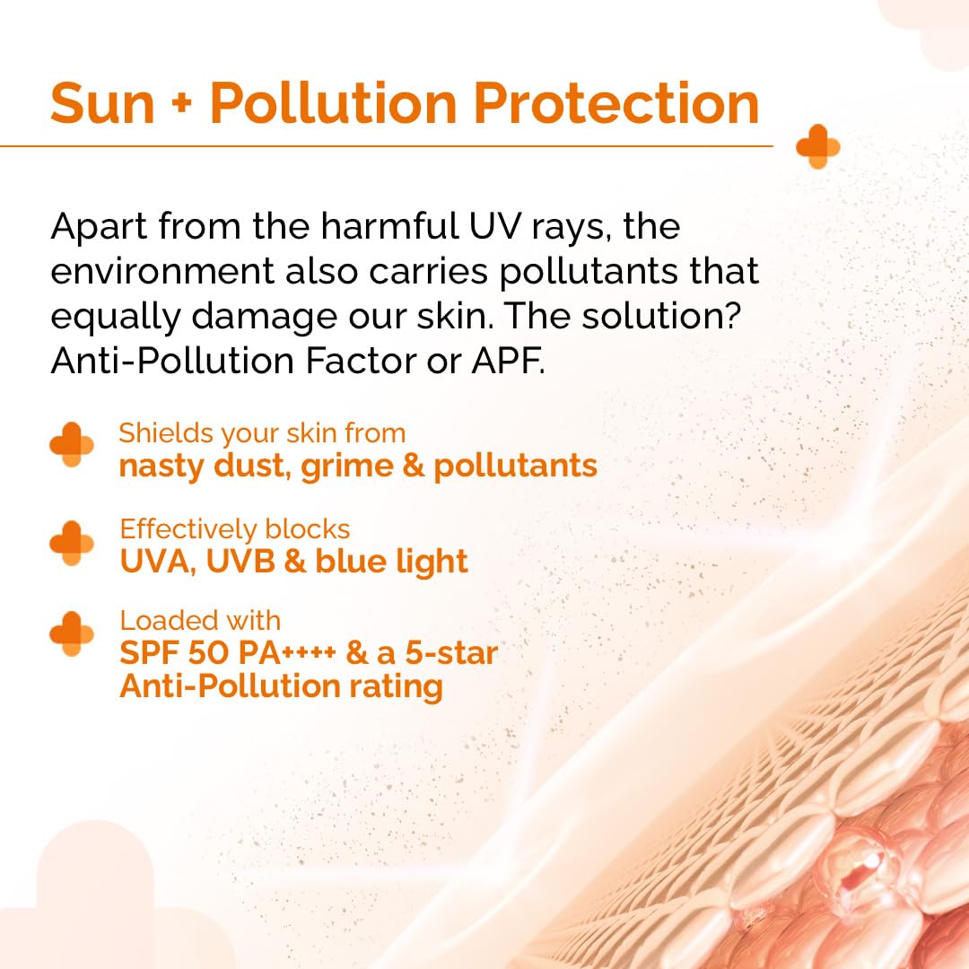 The Derma Co 1% Hyaluronic Sunscreen Aqua Gel SPF 50 PA++++ | Hyaluronic Acid for Deep, Long Lasting Hydration | Ultra Lightweight Texture I Non-Greasy, No White Cast | Broad Spectrum Protection & Blue Light Protection| 50 g