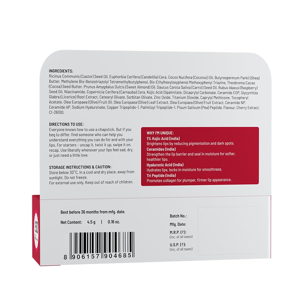 Back view of a skincare product packaging with text and ingredients list on a white background