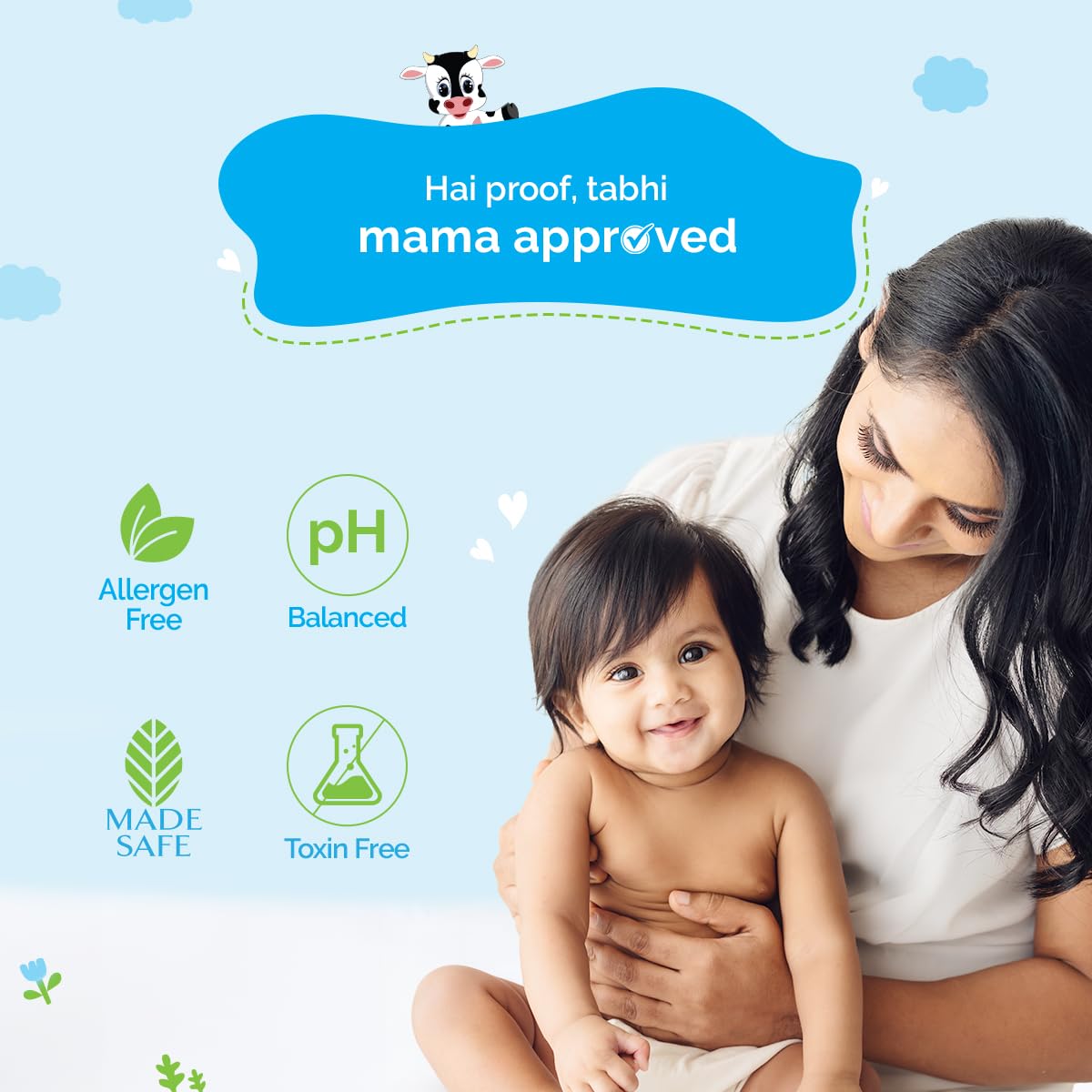 Mamaearth Milky Soft Shampoo For Babies - 400 ml | Infused with Oats, Milk and Calendula | Gently Cleanses Hair, Balances Scalp pH & Makes Hair Soft & Smooth