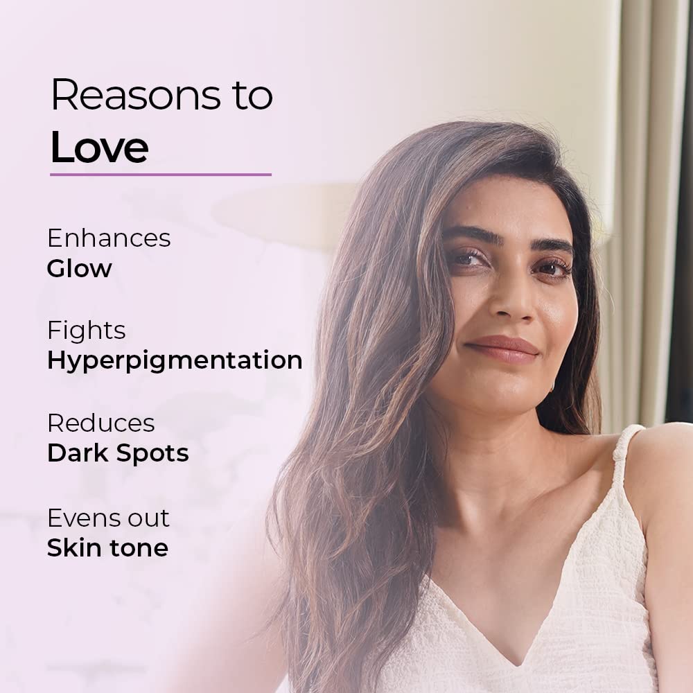 Saturn by GHC Glow Skin 5% Vitamin C Face Serum with Niacinamide | Illuminating Serum for Glowing, Whitening Skin | Pure Ethyl Ascorbic Acid for Hyperpigmentation, Dull Skin | Fragrance Free - 30ml