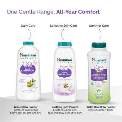 Himalaya Soothing Baby Powder 200gm | No.1 Doctor-Prescribed Brand | Formulated for sensitive skin | Soothes, calms and comforts baby's skin | 99% Natural Origin Ingredients | Free from harsh chemicals