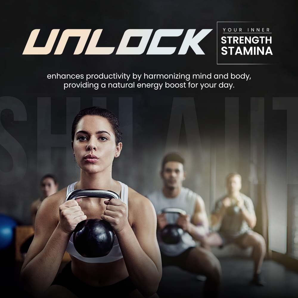 Person lifting a kettlebell with text about enhancing productivity and energy boost in a gym setting