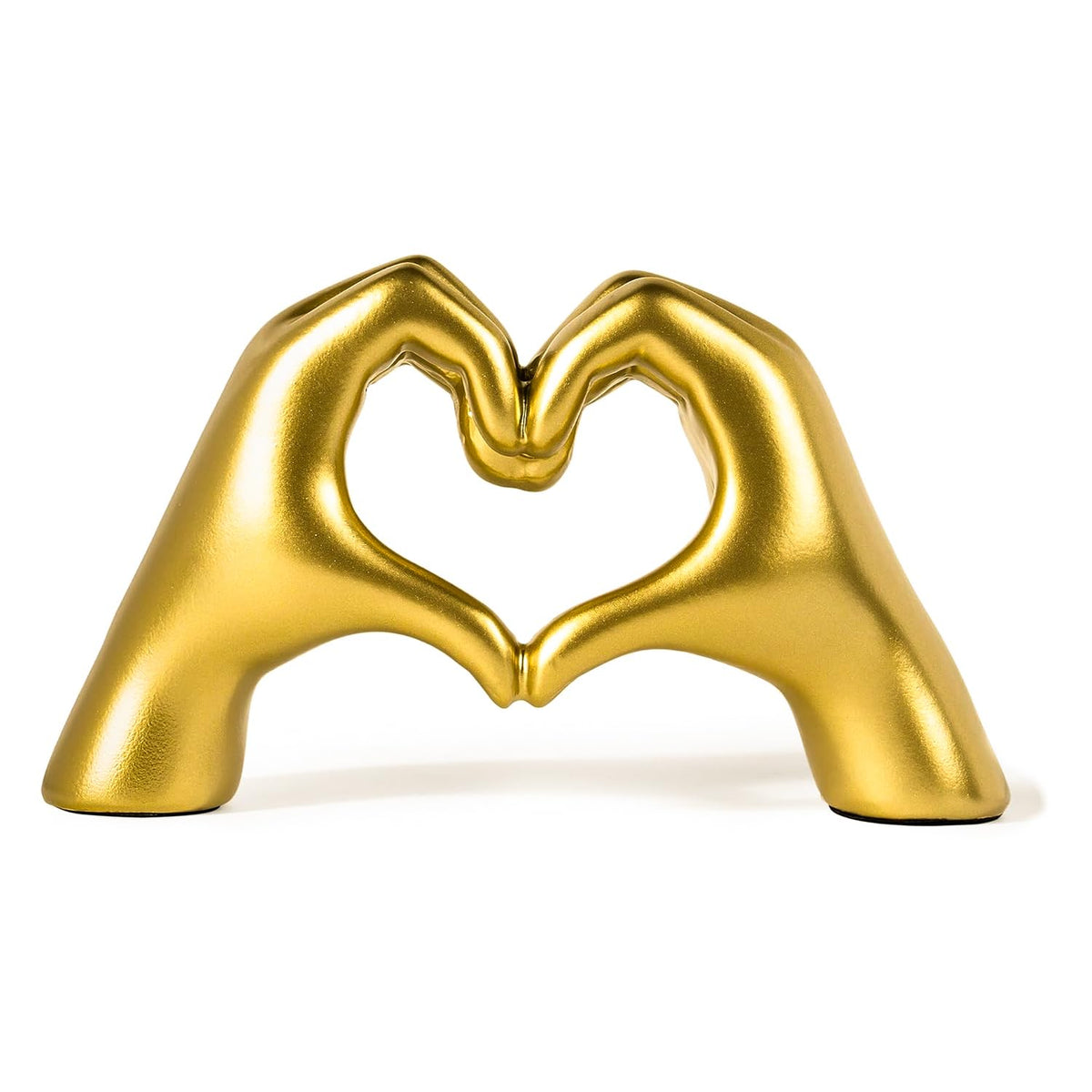 Nostrae Heart Shaped Love Hands Show Pieces for Home Decor Living Room Decorative Items | Cute Showpieces Gift Item for Decor | Modern Center Table Tv Showcase Shelf Office Interior Statue