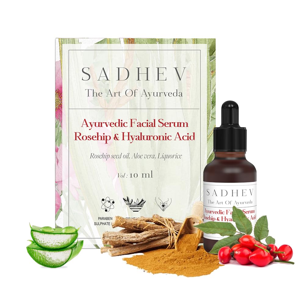 Sadhev Ayurvedic Facial Serum Rosehip & Hyaluronic Acid