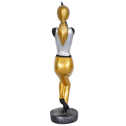 Resin Fantasy Yoga Lady Home & Office Decor Showpiece (Y2900), Multicolour