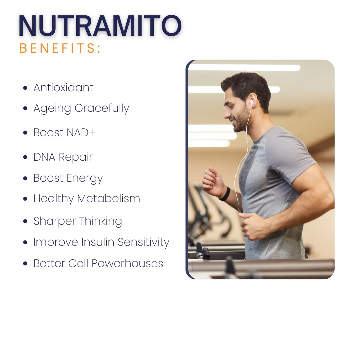 NMN Supplement | 60 Veg Capsules | 250mg Beta NMN | NAD+ Booster | 99% Pure for Energy, Strength & Focus, Healthy Aging