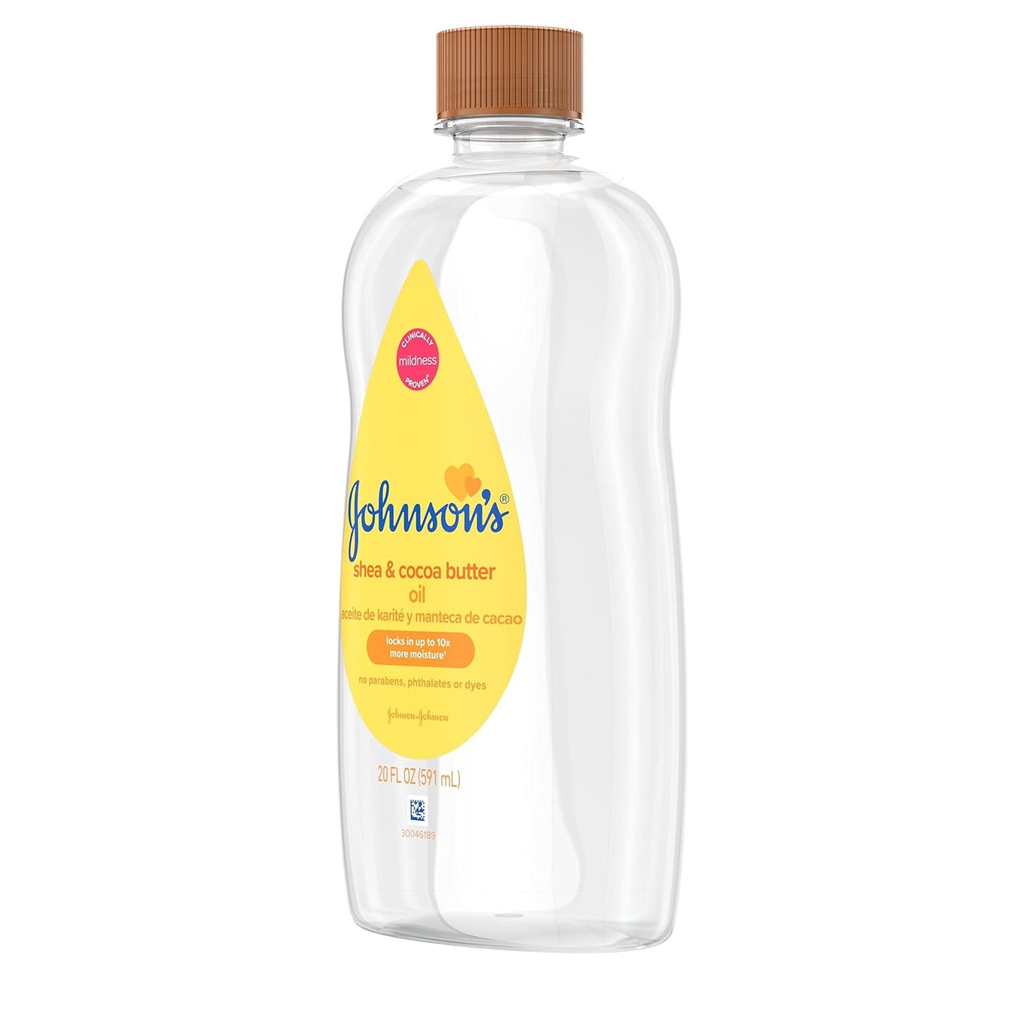 JOHNSONS BABY OIL 591ML (20OZ) - SHEA & COCOA BUTTER (US)