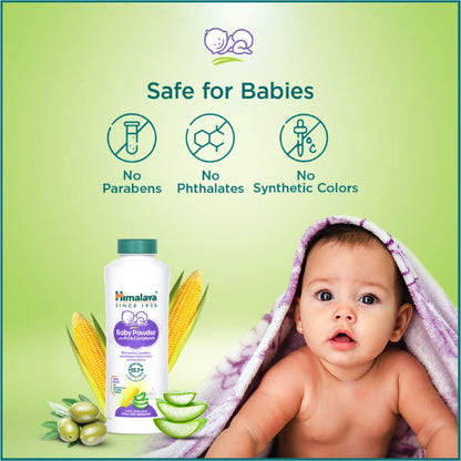 Himalaya Pure Cornstarch Baby Powder 100g | Keeps baby's skin soft and dry | Absorb excess moisture & Reduces Odour