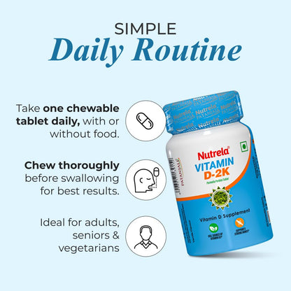 Nutrela Combo Vitamin B12 & D2k