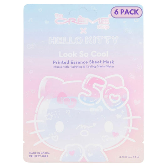The Crème Shop x Hello Kitty Feel So Clear Printed Essence Sheet Mask, Clarifying and Hydrating Face Mask with Tea Tree and Hyaluronic Acid - 50th Year Anniversary Limited Edition (Pack of 1)