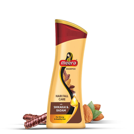 Meera Hairfall Care Shampoo, Brown, Shikakai, 180 Ml
