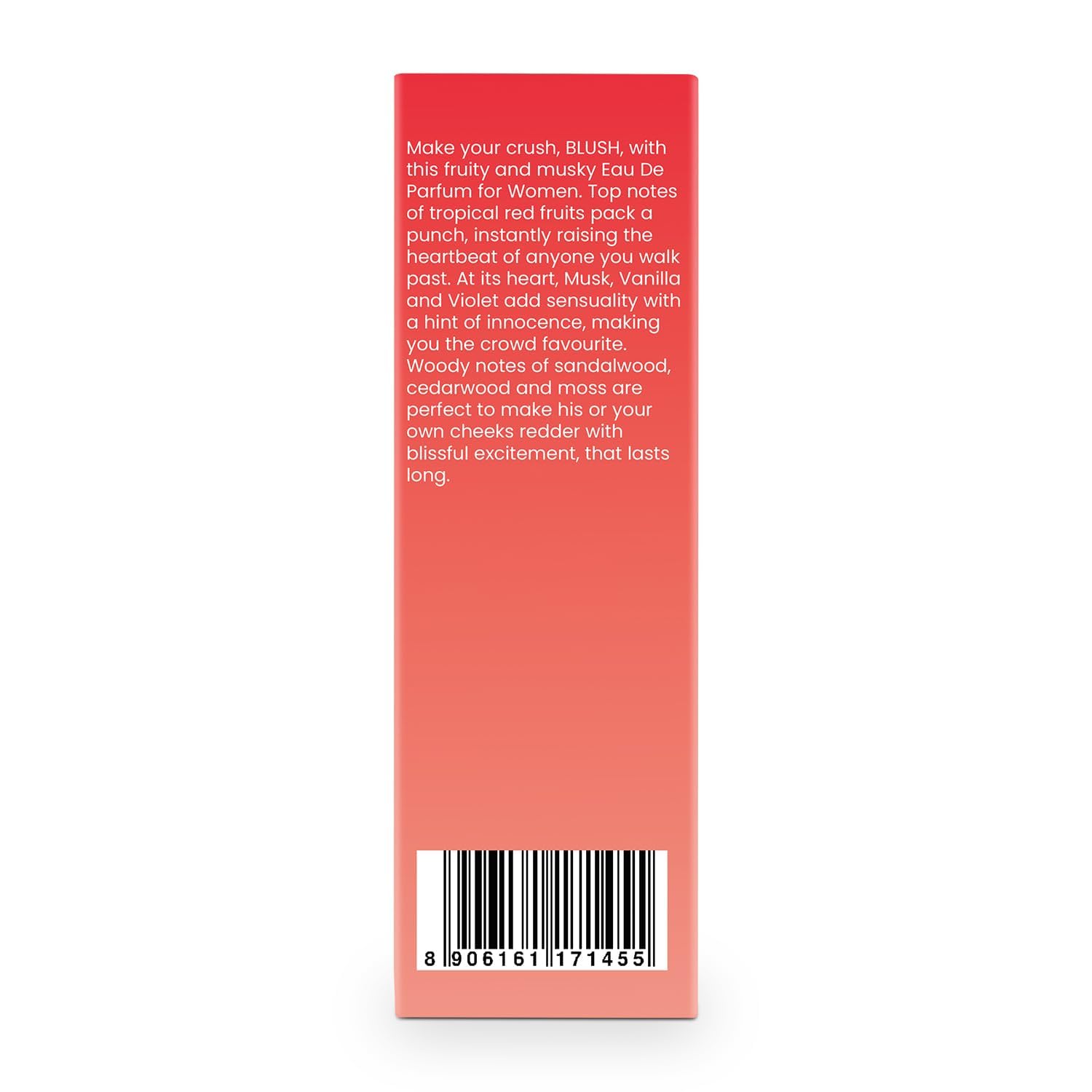 Product packaging with text and a barcode on a white background