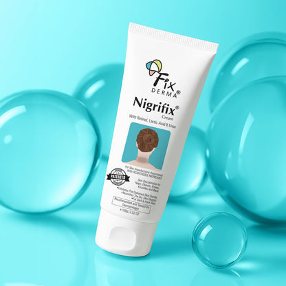 Fixderma Nigrifix Cream for Acanthosis Nigricans with Lactic Acid For Body Parts like Neck, Ankles, Knuckles, Armpits, Thighs & Elbows | Exfoliant 100 gm