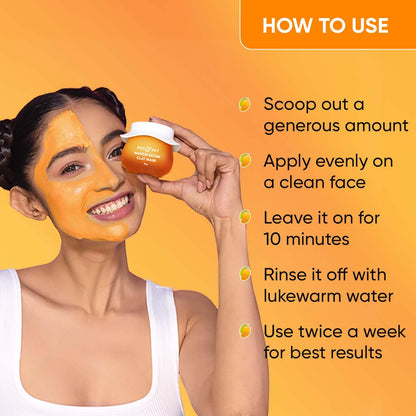 Zephivo Dot & Key Mango Detan Tan Removal Clay Mask | Clay Mask for Face with Glycolic & Lactic | Great for All Skin Types | Fresh Juicy Mango Fragrance | 70gm
