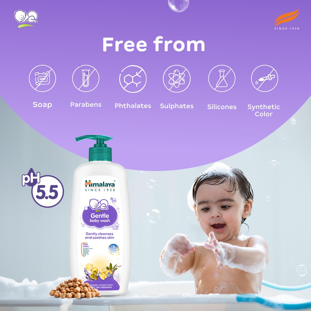 Himalaya Gentle Baby Wash (600ml)
