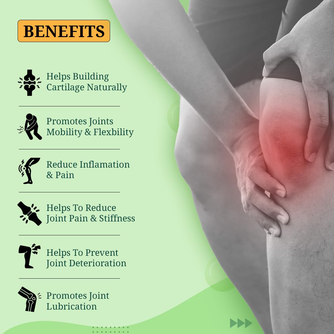 Nveda Joint Support for keeping Joints healthy containing Collagen Type 2, Glucosamine, Calcium and MSM (60 Nos)