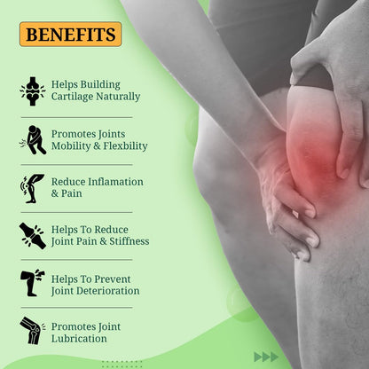 Nveda Joint Support for keeping Joints healthy containing Collagen Type 2, Glucosamine, Calcium and MSM (60 Nos)