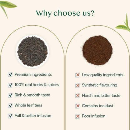 VAHDAM, Assam Black Tea Leaves (500 g) 250+ Cups | High Caffeine, Non-GMO, Gluten-Free | STRONG, MALTY & RICH | Pure Unblended Single Origin Black Loose Leaf Tea | Vacuum Sealed