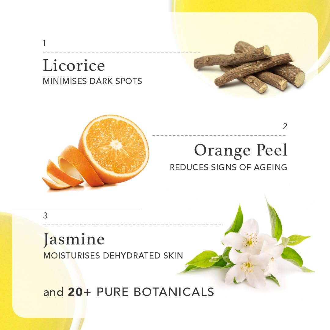 Ras Luxury Oils Radiance Brightening Body Oil with Orange Peel & Jasmine | Fast Absorbing, Non-Greasy & Lightweight | After Bath Massage Oil for Healthy Radiant Skin, 100ml