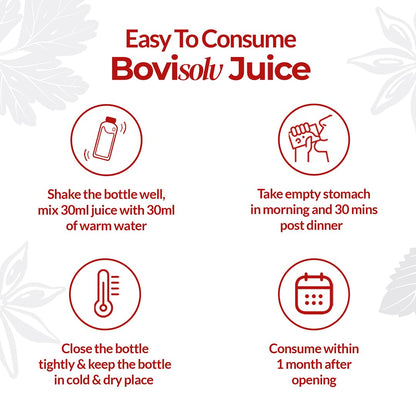 Krishna’s Bovisolv Juice 1000 ml | IBS-Friendly | Digestive Wellness Drink | Ayurvedic Liquid for Sensitive Gut Lifestyle